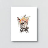 Nursery Baby Zebra Boho 116 Wall Art