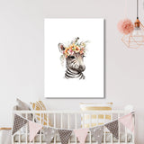 Nursery Baby Zebra Boho 116 Wall Art