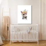Nursery Baby Zebra Boho 116 Wall Art