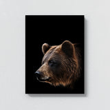Animal Black Bear Head 121 Wall Art