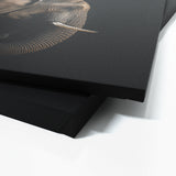 Animal Black Elephant Head 35 Wall Art