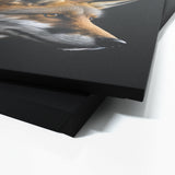 Animal Black Fox Head 82 Wall Art