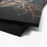 Animal Black Giraffe Head 130 Wall Art