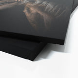 Animal Black Horse Head 186 Wall Art