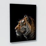Animal Black Tiger Head 37 Wall Art