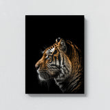 Animal Black Tiger Head 37 Wall Art
