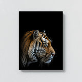 Animal Black Tiger Head 38 Wall Art