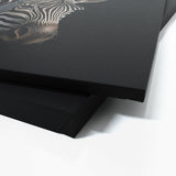Animal Black Zebra Head 128 Wall Art