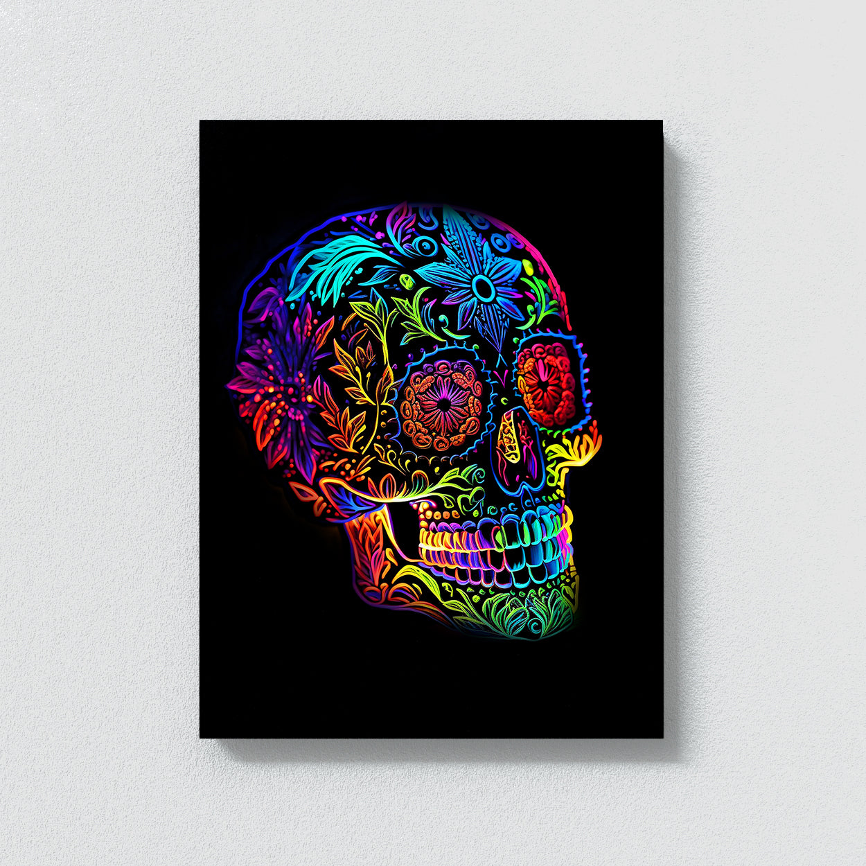 Skull Colorful Mexican Sugar Skull 27 Wall Art