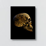 Skull Gold Skull 69 Wall Art