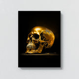 Skull Gold Skull 75 Wall Art
