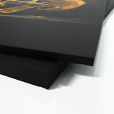 Skull Gold Skull 75 Wall Art