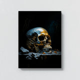 Skull Silver Skull 76 Wall Art