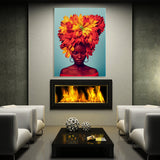 African Woman 3 Wall Art