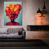 African Woman 3 Wall Art