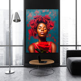 African Woman 9 Wall Art