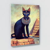 Bastet Egypt Cat Goddess 2 Wall Art