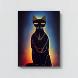 Bastet Egypt Cat Goddess 3 Wall Art