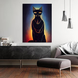 Bastet Egypt Cat Goddess 3 Wall Art