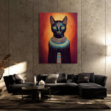 Bastet Egypt Cat Goddess 5 Wall Art
