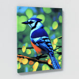 Blue Jay Bird 3 Wall Art