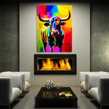 Bull 5 Wall Art