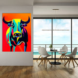 Bull 8 Wall Art
