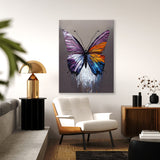 Butterfly Bold Textured Vibrant 4 Wall Art