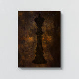 Chess King Abstract Wall Art
