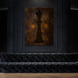 Chess King Abstract Wall Art