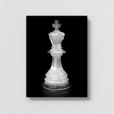 Chess King Crystal Wall Art