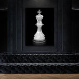 Chess King Crystal Wall Art
