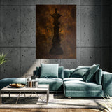 Chess Queen Abstract Wall Art