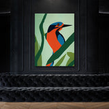 King Fisher Bird 1 Wall Art