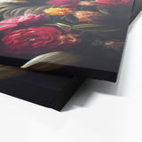 Lion Botanical Flowers Wall Art