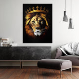 Lion Crown Wall Art