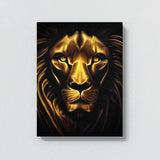 Lion Gold Wall Art