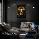 Lion Gold Wall Art