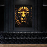 Lion Gold Wall Art