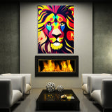 Lion Pop Art Wall Art