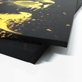 Lion Profile Gold Wall Art