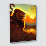 Lion Savannah Wall Art