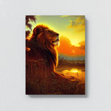 Lion Savannah Wall Art