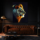 Lion Side Profile Wall Art