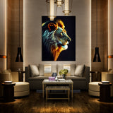 Lion Side Profile Wall Art
