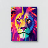 Lion Watercolor Wall Art
