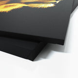 Lion Yellow Gold Wall Art