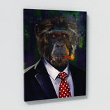 Monkey Man In Suit Wall Art