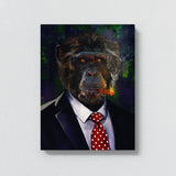 Monkey Man In Suit Wall Art