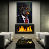 Monkey Man In Suit Wall Art